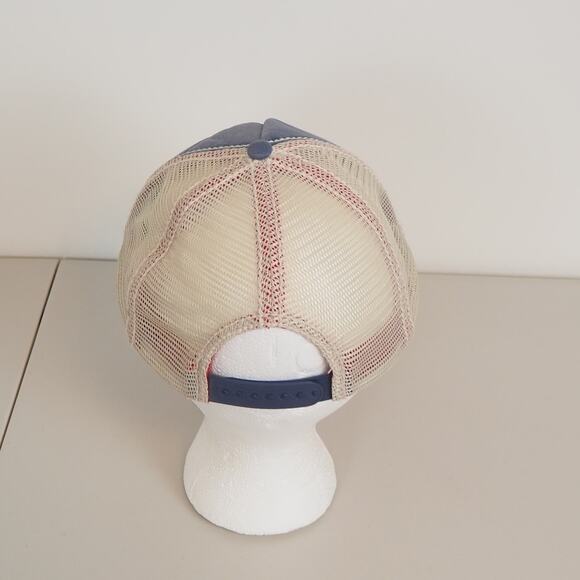 STP Motor Oil Hat Cap Snapback Gray And Blue Nascar Racing Men's Trucker Hat - Picture 3 of 7